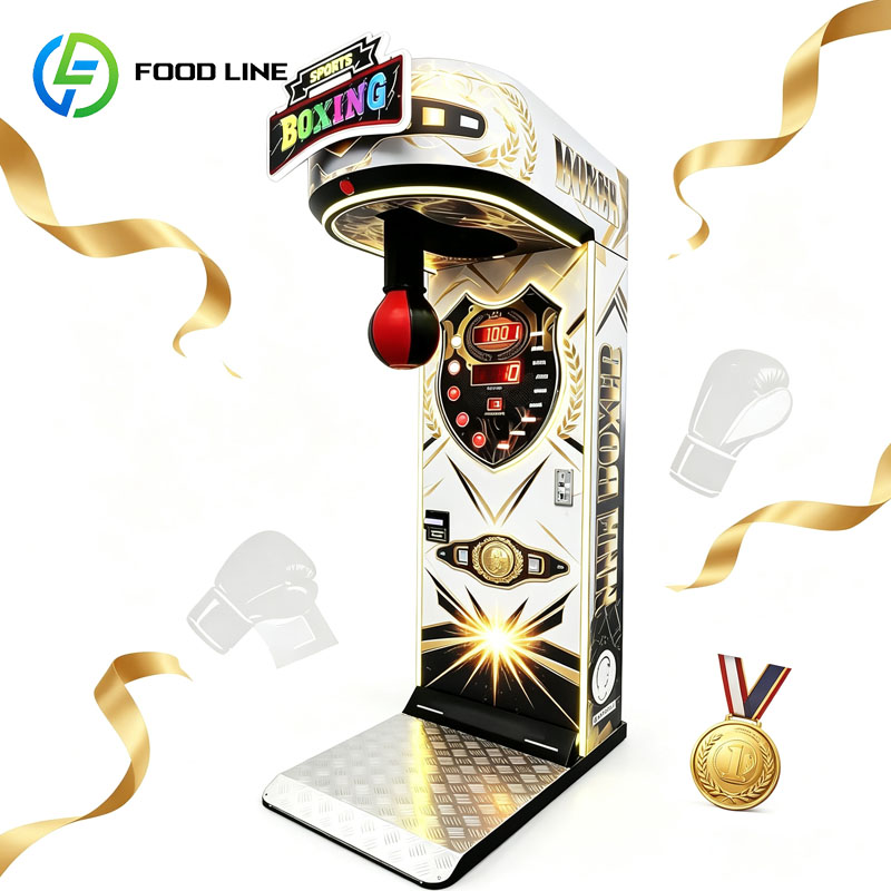 Boxing Machine Arcade - เครื่องชกมวยแบบอาร์เคด ทดสอบความแข็งแกร่ง พร้อมกระสอบทราย สำหรับห้างสรรพสินค้า บาร์ ยิม