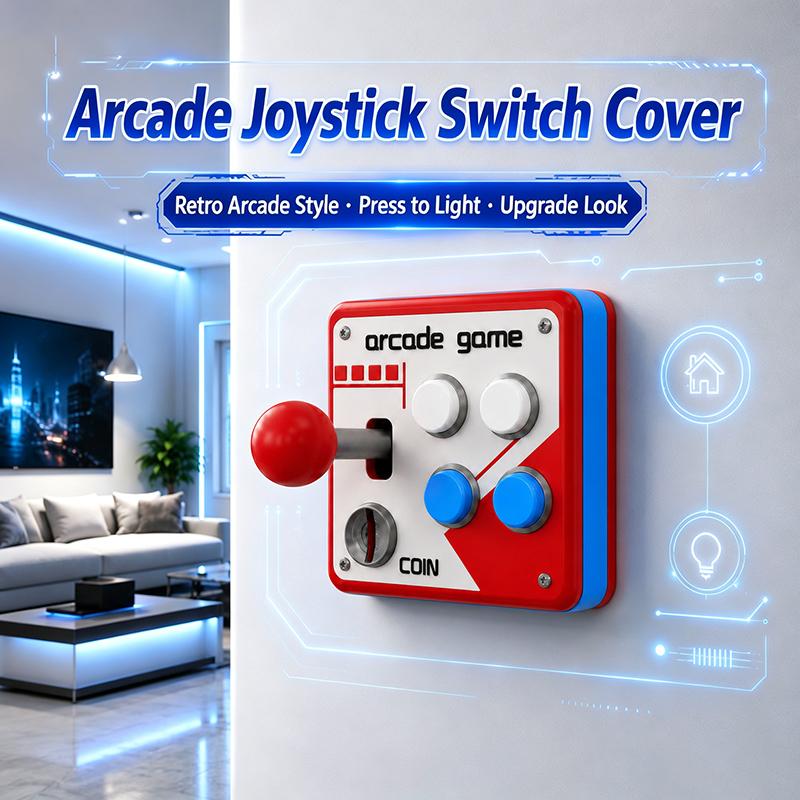 Arcade Vibes - แผงควบคุมซ็อกเก็ตสำหรับเครื่องพิมพ์ 3D ของตกแต่ง ของขวัญ ของเล่น จอยสติ๊กเครื่องเล่นเกมย้อนยุค
