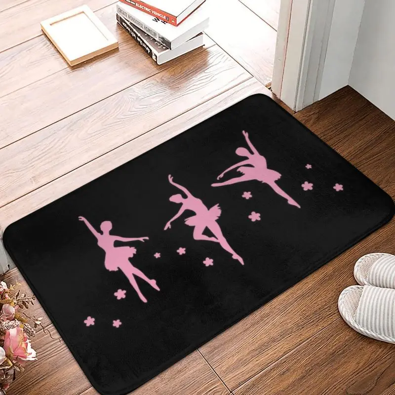 Dance Pad Machine - น่ารักบัลเล่ต์เต้นรําด้านหน้าประตูเสื่อกลางแจ้ง Ballerina Dance Dancer ห้องน้ําห้องครัวพรมเช็ดเท้าห้องน้ําพรมพรม