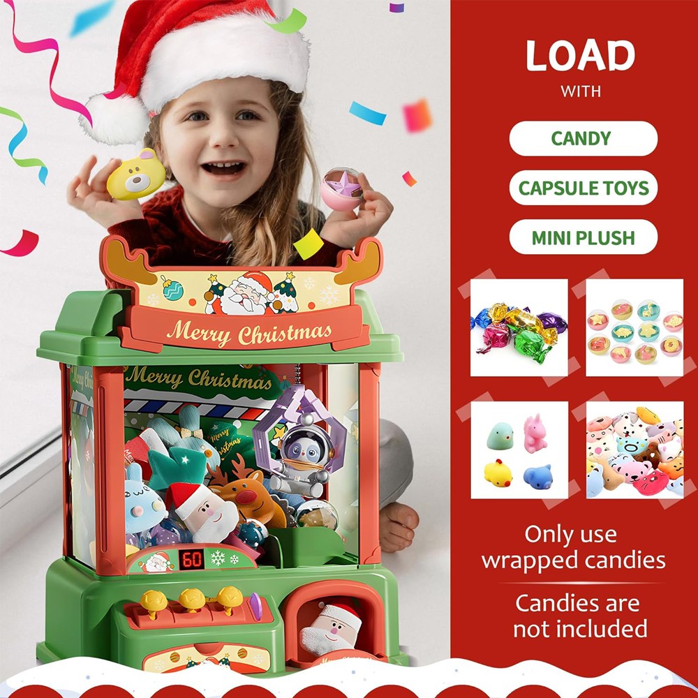 เครื่องจับเล็บสำหรับเด็กเครื่อ - Arcade Toy Vending Machine บทวิจารณ์และราคา