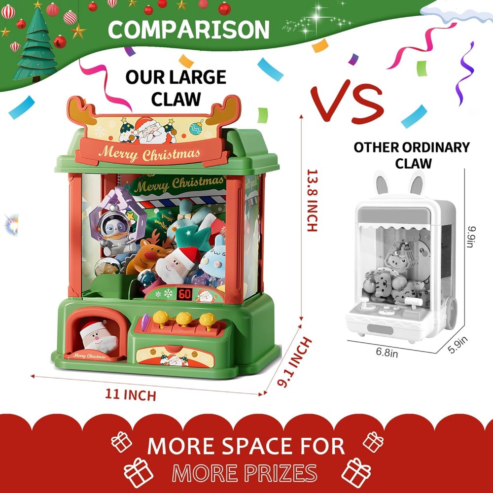 เครื่องจับเล็บสำหรับเด็กเครื่อ - Arcade Toy Vending Machine บทวิจารณ์และราคา