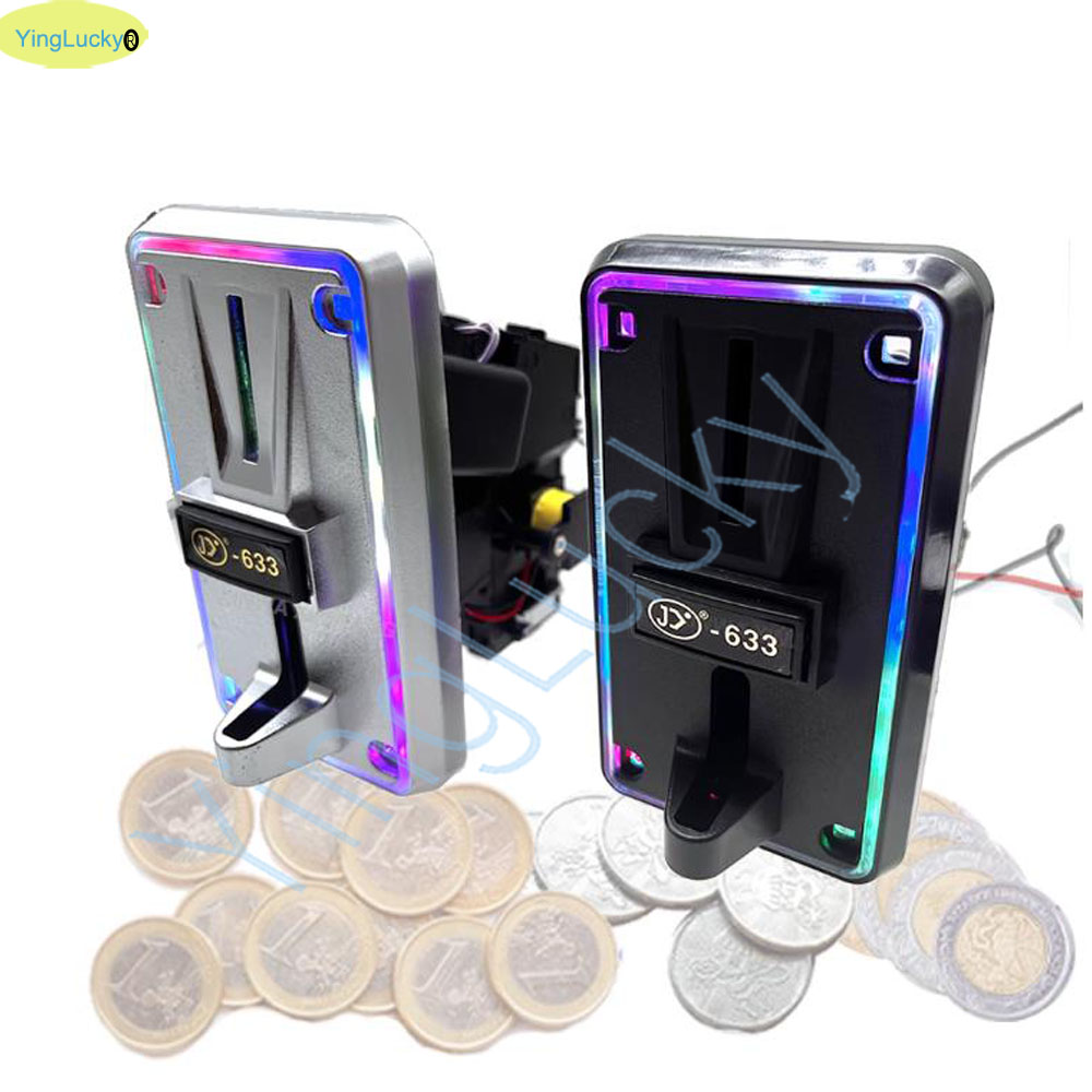 ตัวรับเหรียญแบบหลายชนิดพร้อมไฟ - Arcade Vending Machines บทวิจารณ์และราคา