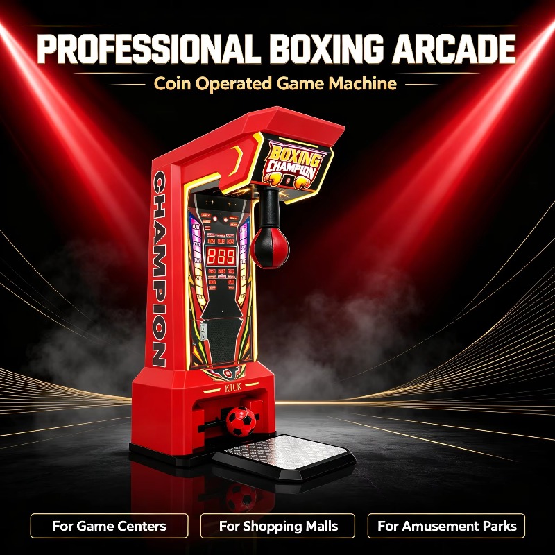 เครื่องเล่นเกมชกมวยแบบหยอดเหรี - Boxing Machine Arcade บทวิจารณ์และราคา